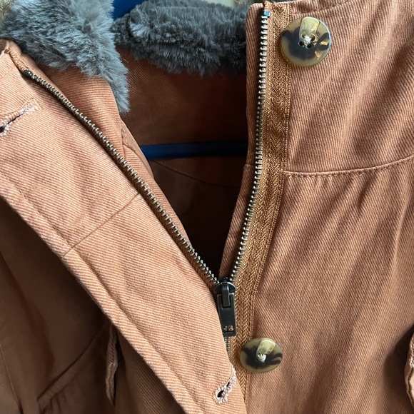 Long Universal Thread Coat Burnt Orange - Picture 4 of 6